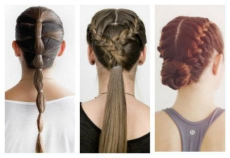 Sweat-proof hairstyles