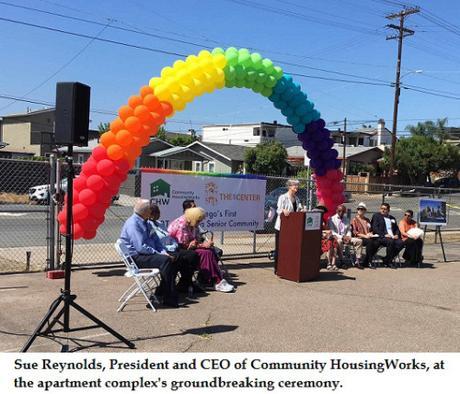 groundbreaking ceremony of LGBT senior apartment complex, San Diego