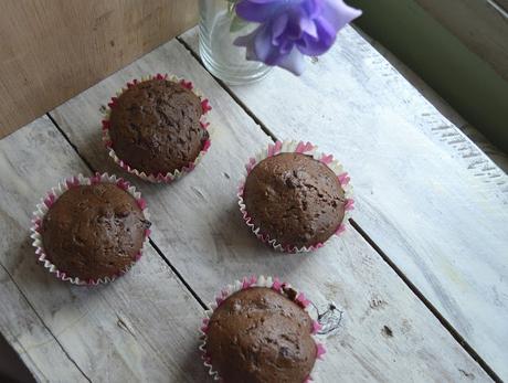 Double Chocolate Cup cakes |  Easy Chocolate  Cupcakes