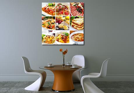 Bright Colored Fruits and Food in your Restaurant Decor