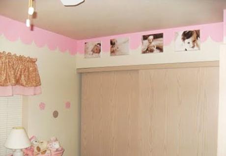 Image Border with Photographs of your One Year Old for His Nursery