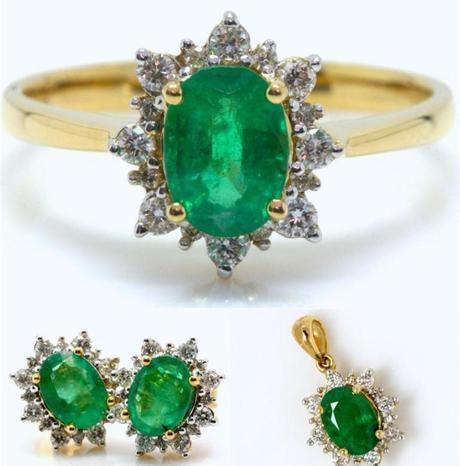 Emerald ring or pendant