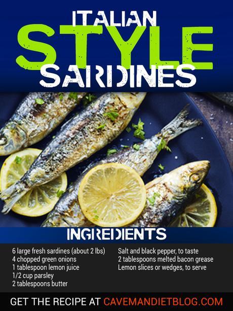 paleo dinner recipes sardines ingredient image