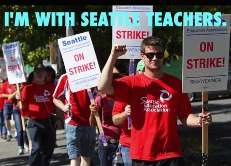 Seattle teachers doing their yearly strike...