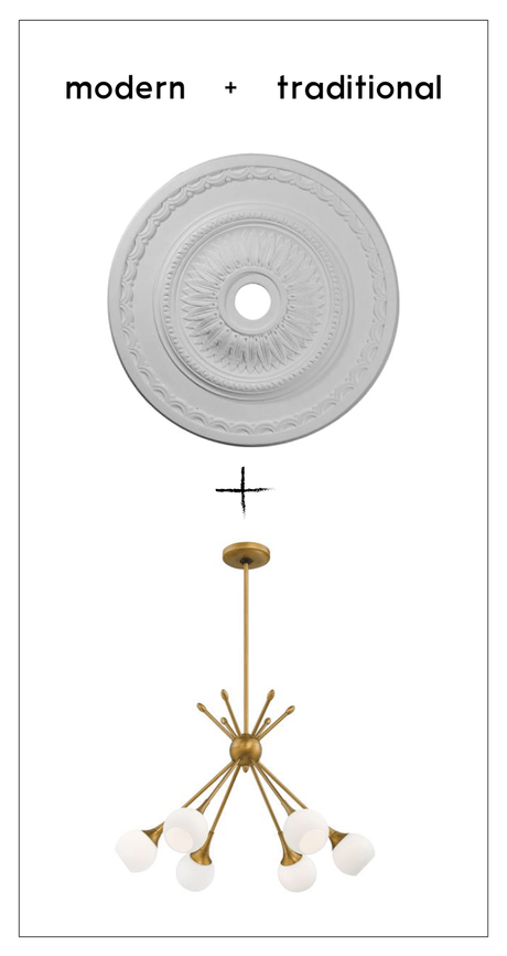 How to Center a Light Fixture Using a Ceiling Medallion