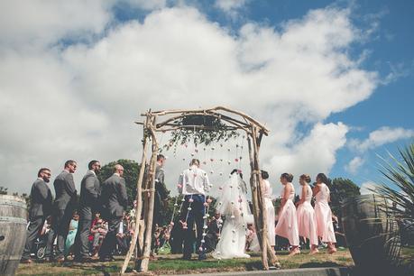 A Colourful Taranaki Wedding (Inspired by The Dress!) by Abi Hackling