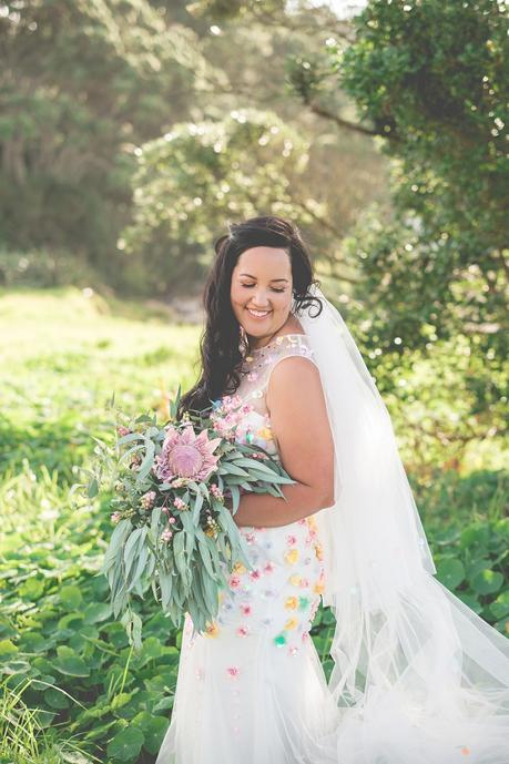 A Colourful Taranaki Wedding (Inspired by The Dress!) by Abi Hackling