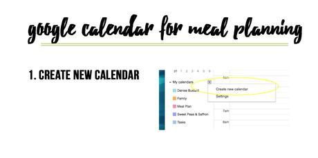 google calendar step 1