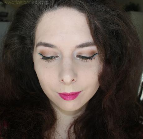 FOTD: Fun Pops of Color Using NYX Electro Liners and Lip Lustre Glossy Lip Tint