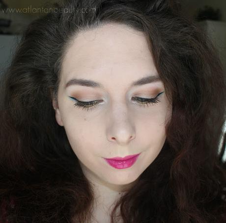 FOTD: Fun Pops of Color Using NYX Electro Liners and Lip Lustre Glossy Lip Tint