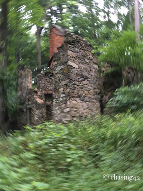 I love finding abandoned furnaces and other structures along the trails! 