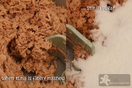 Homemade Tuna Fish Floss - Surprise! Surprise! It is really easy to make!