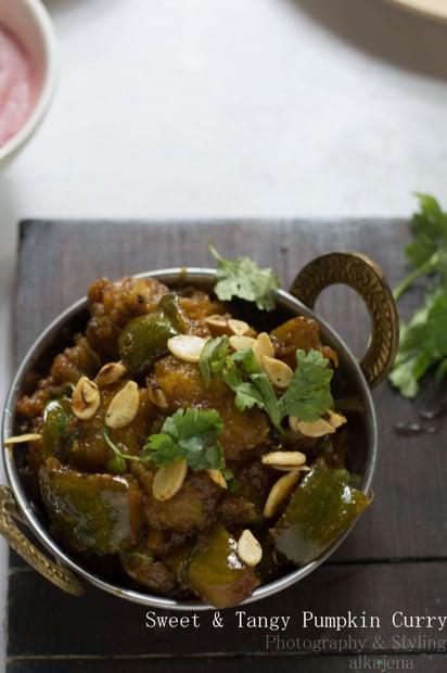 Sweet & Tangy Pumpkin Curry