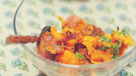 Paleo Indian Vegetarian Recipe – Sweet Potato With Mustard Seeds