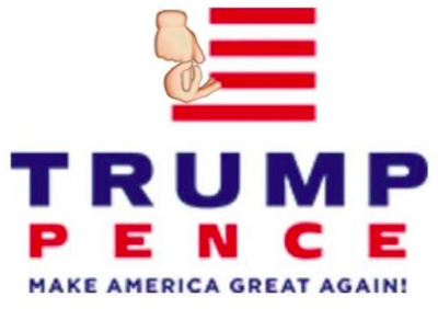 Trump/Pence Logo Only Lasts One Day