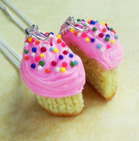 Cup Cake Friendship Necklace