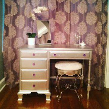 DIY Vanity Table Ideas from Pinterest