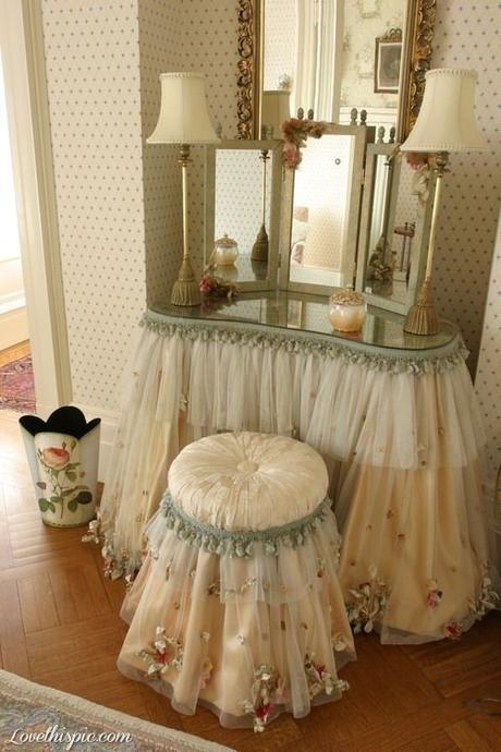 DIY Vanity Table Ideas from Pinterest