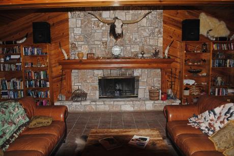 The living room at the Ranch