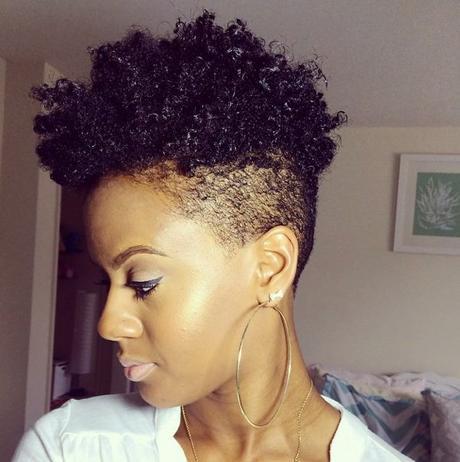 Tapered natural hair cut