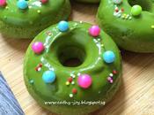 Matcha Azuki Bean Donuts