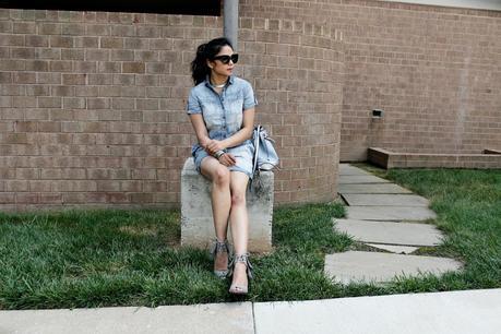 HOW TO WEAR A DENIM ROMPER