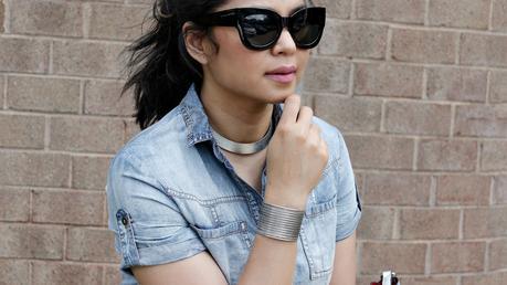 HOW TO WEAR A DENIM ROMPER