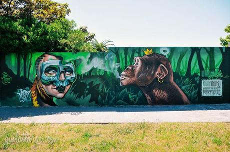 street art in Leça da Palmeira (Matosinhos, Porto, Portugal)