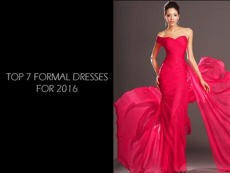  Top 7 Long Formal Dresses For 2016