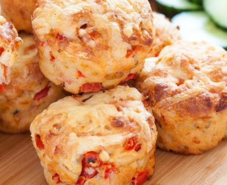 Red Pepper and Cheese Muffins