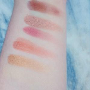Be A Bombshell Nude Eye Shadow Palette swatch