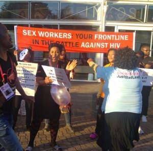 AIDS conference protest