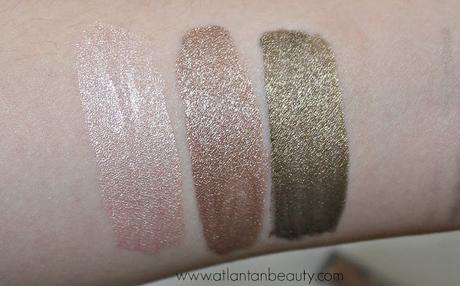 Maybelline's Color Tattoo Eye Chromes in Gilded Rose, Beige Luster, and Khaki Kool