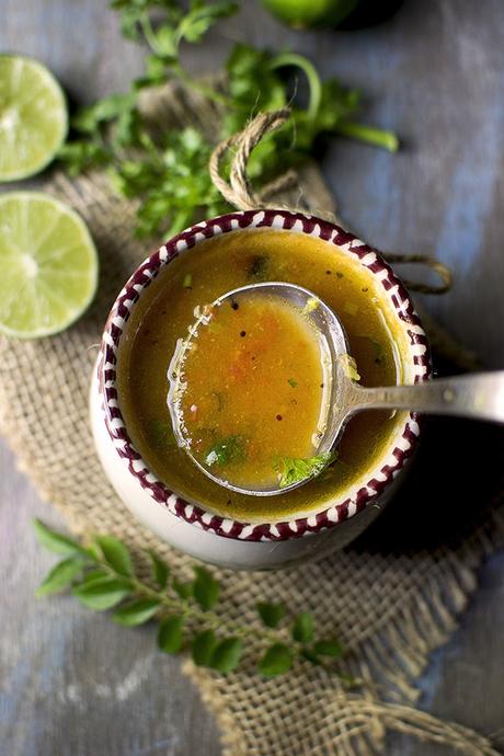 Tangy Indian style Lemon soup