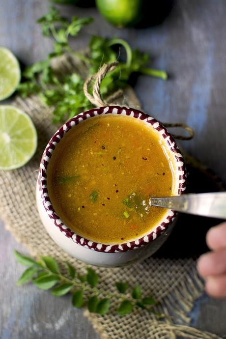 Tangy Indian style Lemon soup