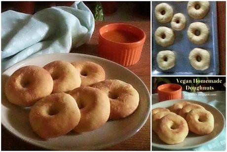 Vegan Homemade Doughnuts Recipe @ treatntrick.blogspot.com