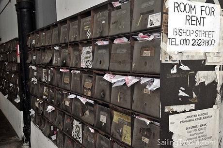 Apartment mailboxes: Penang, Malaysia
