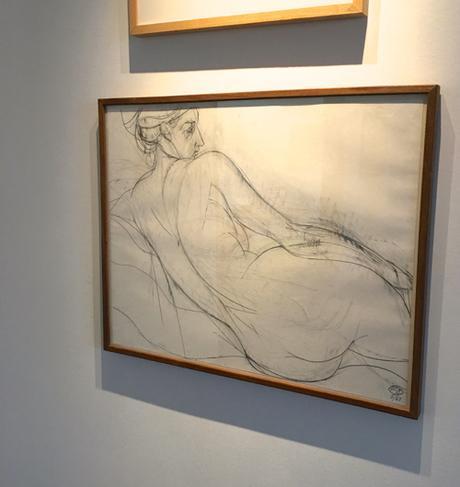 Nude Drawing by Fritz Bultman In Provincetown