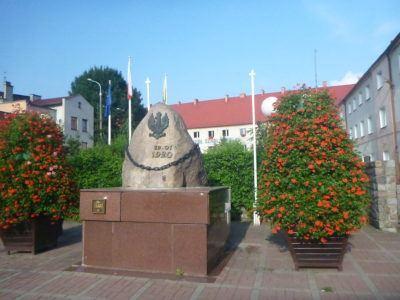 Backpacking in Poland: Top 20 Places to Visit in Starogard Gdański War Memorial in Starogard Gdański.