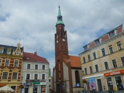 Backpacking in Poland: Top 20 Places to Visit in Starogard Gdański Kościół sw Katarzyny (St. Catherine's Church) viewed from the Rynek