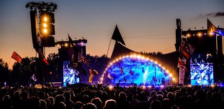 The famous Orange Stage at Roskilde Festival