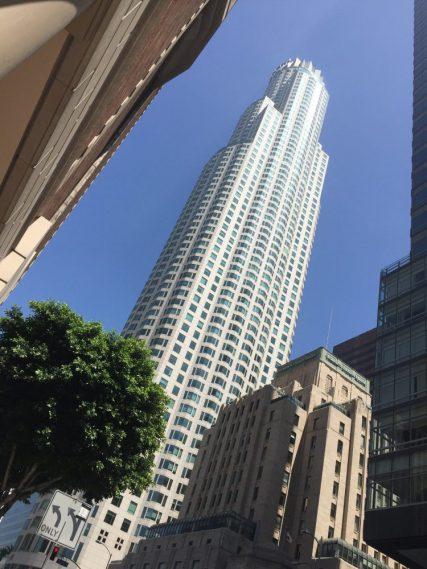 OUE Skyspace LA is located on the 69th and 70th floors of the U.S Bank Building in Downtown Los Angeles.