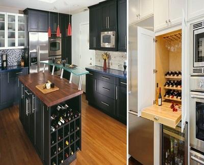 emerging kitchen designs -Wine Lover Storage