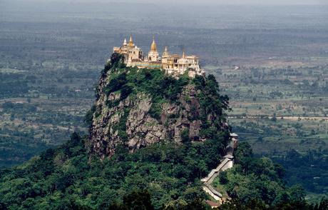 Taung Kalat – Buddhist monastery which is perched on top of  Volconao Mount Popa.