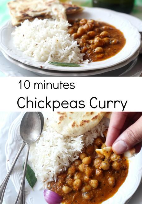 10 Minute Chickpeas Curry: Everyday Kind Of Curry
