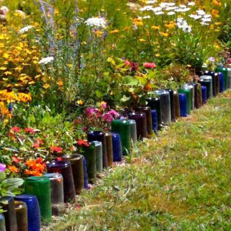 Top 10 Things You Can Recycle Into a Garden Border