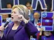 ‘LIAR’ Sign Hillary Campaign Rally