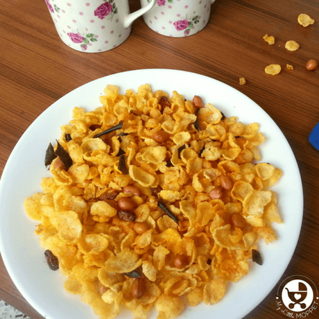 Maize Flakes Chivda Recipe