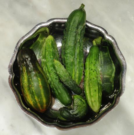 I have got some news, recent harvests from our allotment & a sweet-sour gherkin canning recipe!