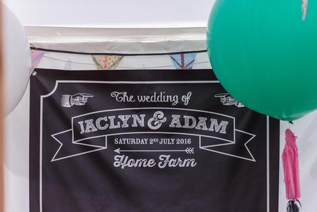 a wedding sign